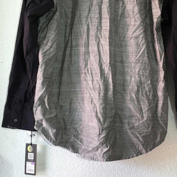Philip Lim 3.1 Target Black Gray Long Sleeve shirt - Picture 5 of 8